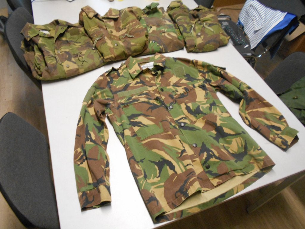 Basisjas Nederlands leger Woodland camouflage (1000 stuks), Ophalen of Verzenden, Landmacht, Nederland, Kleding of Schoenen