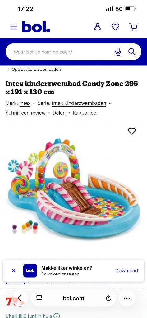 Intex zwembad, Tuin en Terras, Ophalen, Minder dan 80 cm, Opzetzwembad, Rechthoekig