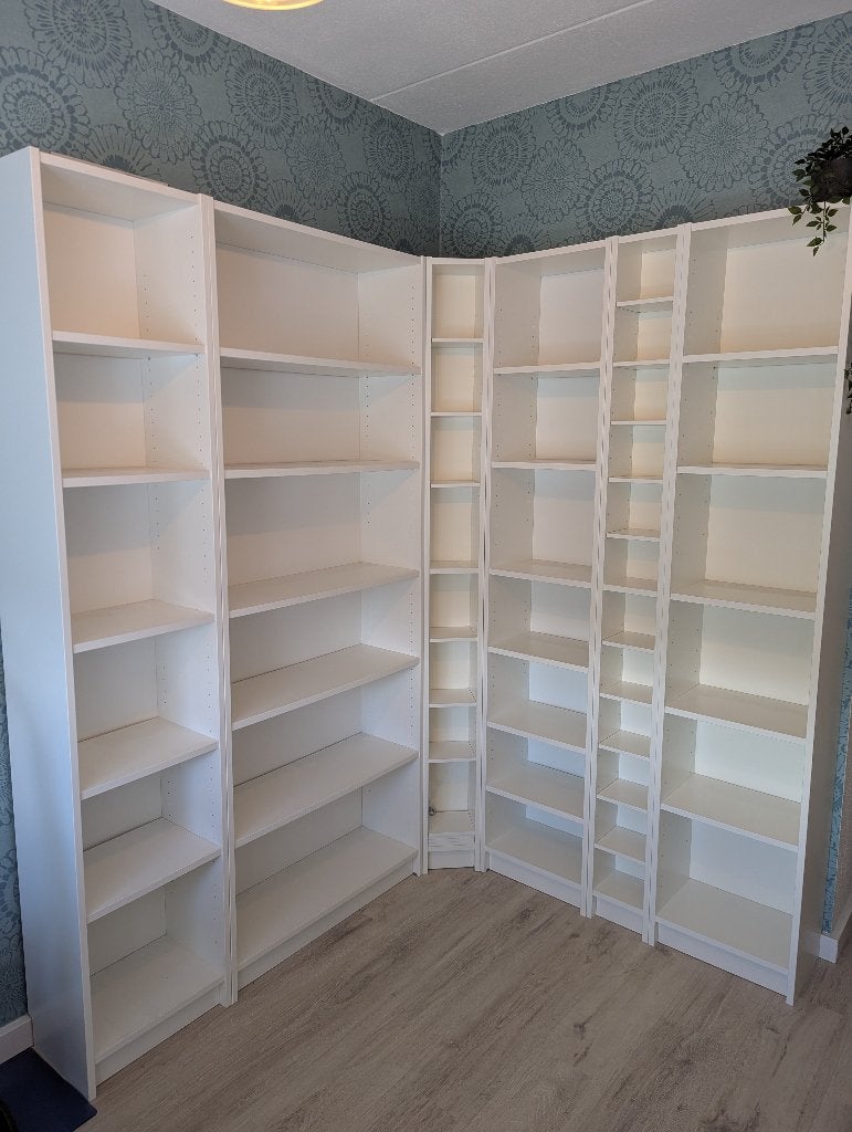 T.e.a.b.: Set van Ikea Billy boekenkasten, Ophalen, Met plank(en), Gebruikt, 200 cm of meer