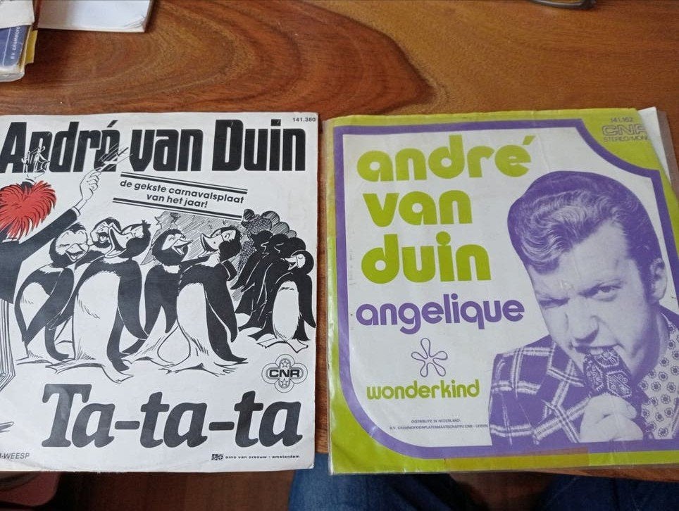 André van Duin - Tien Singles (7 inch vinyl), Gebruikt, 7 inch, Ophalen of Verzenden, Overige typen