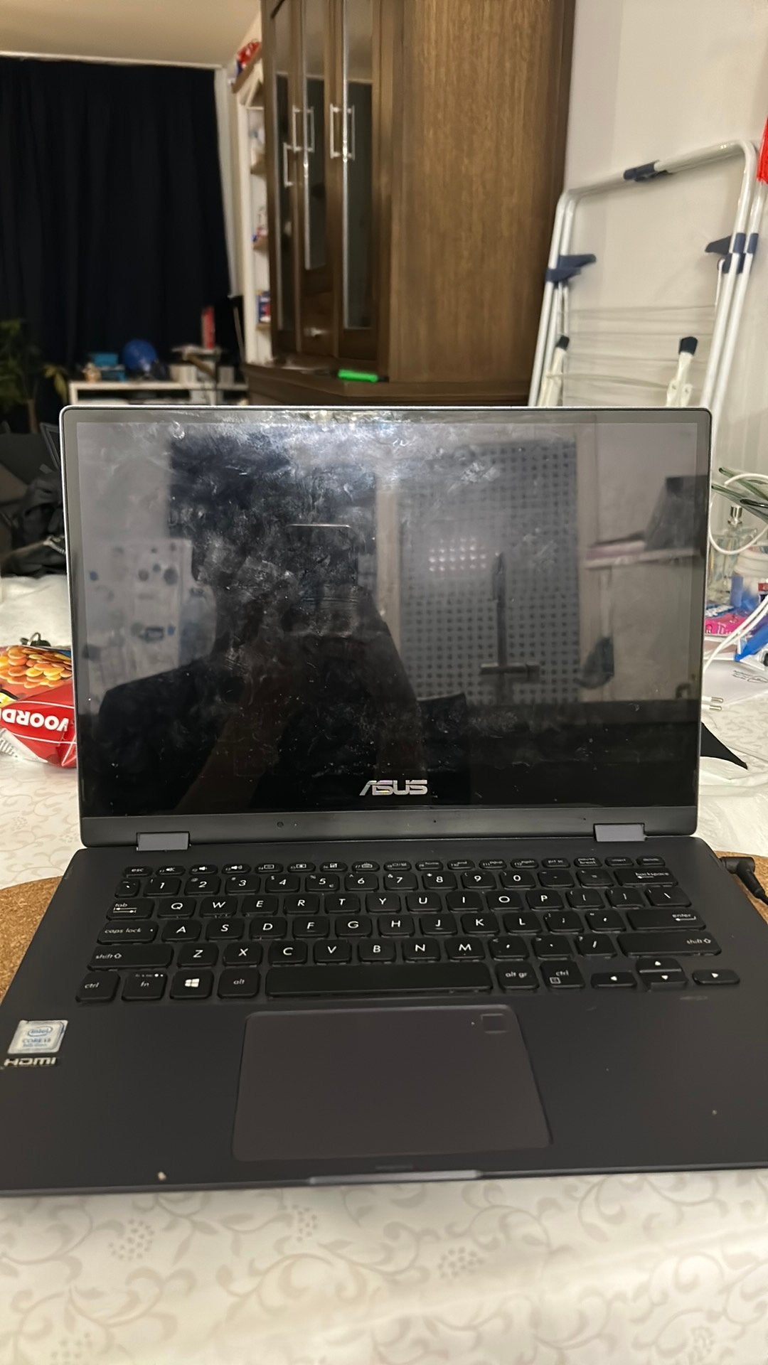 Asus Vivobook Flip TP412FA-EC079T + Oplader, Computers en Software, Windows Laptops, Gebruikt, Qwerty, Verzenden, 14 inch