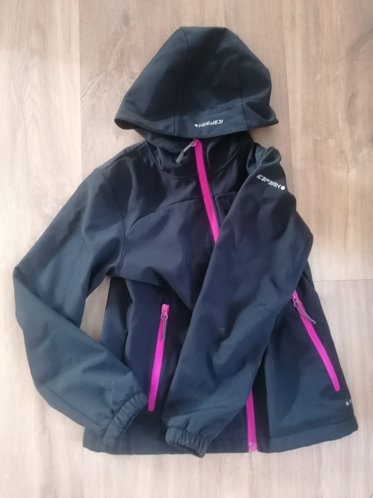 Icepeak Kobryn Softshell Jas Junior - Zwart, Ophalen of Verzenden, Nieuw, Icepeak, Jongen of Meisje