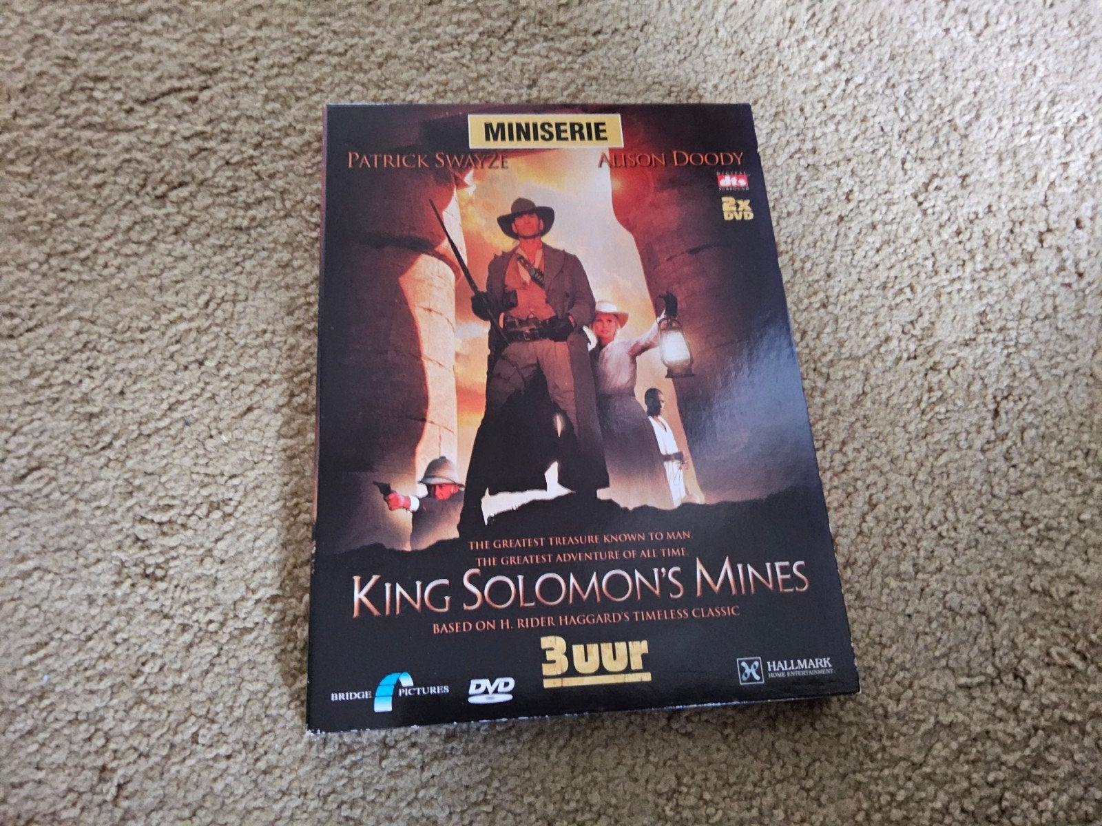 King Solomon's Mines Miniserie (2x DVD), Engels, Nederlands, Ophalen of Verzenden, Zo goed als nieuw