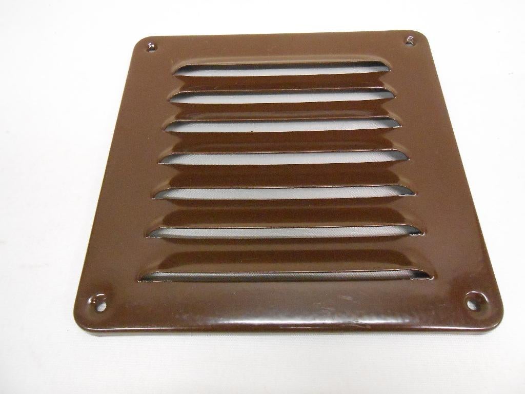 Ventilatierooster, Schoepenrooster, 15,5 x 15,5 cm, bruin, Watersport en Boten, Ophalen of Verzenden, Nieuw, Overige typen