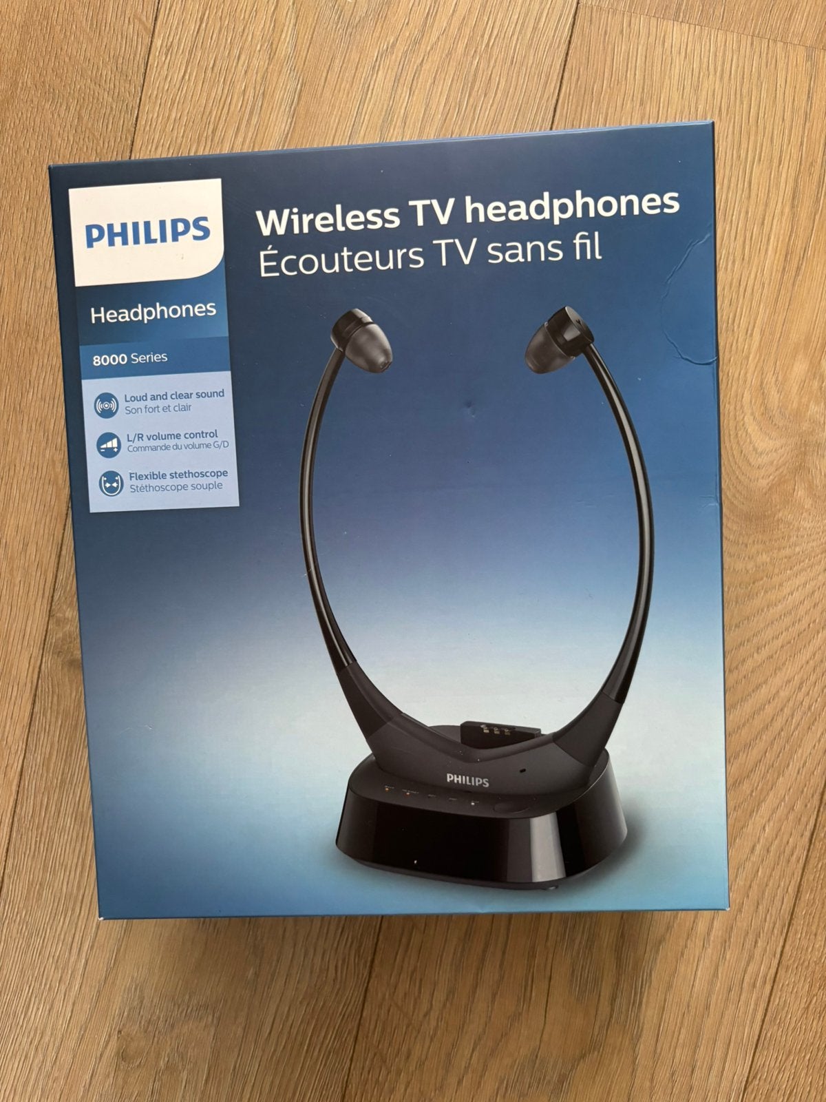 Philips TV  In-Ear Headset TAE8005BK/10, Ophalen of Verzenden, Philips, Draadloos