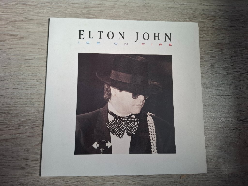 LP Elton John – Ice On Fire. (1985), LP, Gebruikt, Ophalen of Verzenden, Beschermende buitenhoes