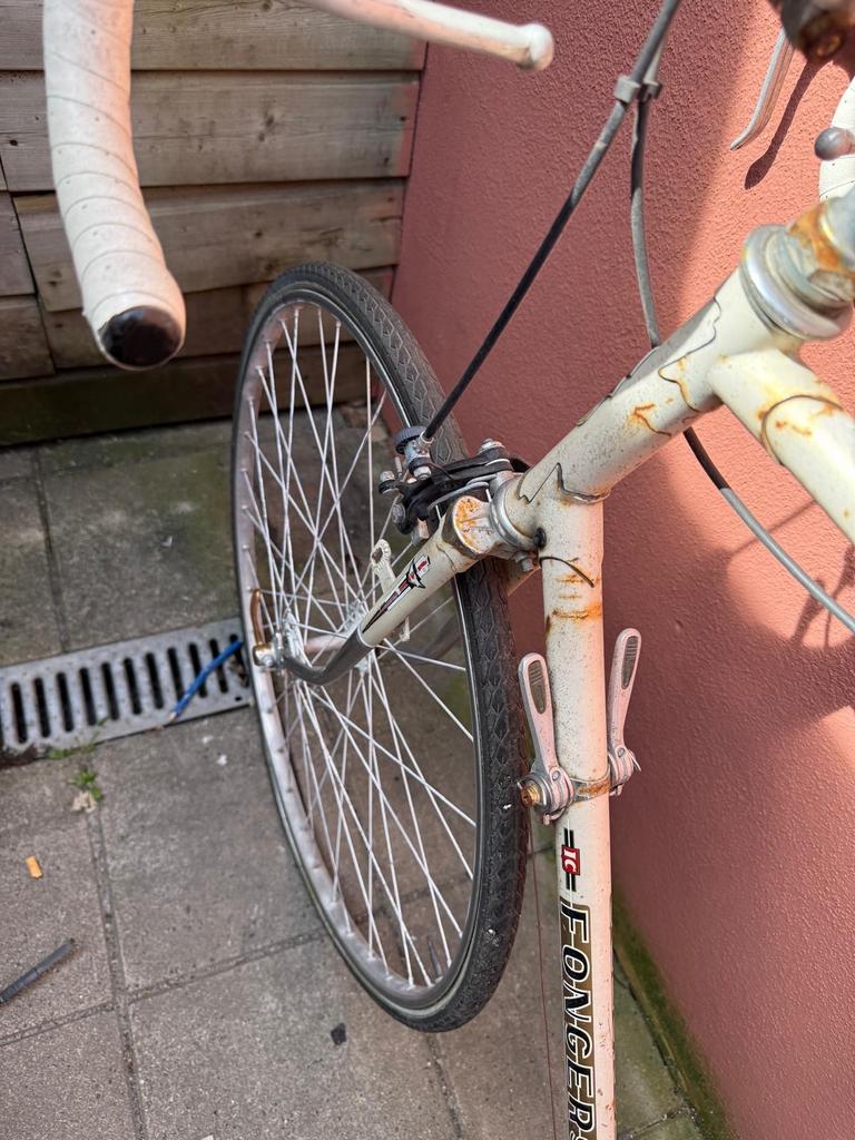 TC Fongers racefiets, Minder dan 10 versnellingen, Gebruikt, Staal, Heren