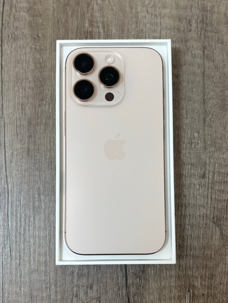 iPhone 16 Pro 128GB Goud – PUNTGAAF! (90% Batterij + Doos)