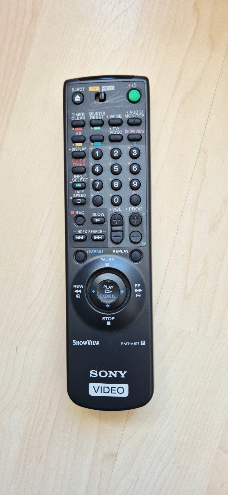 Sony RMT-V197 Video Afstandsbediening, Ophalen of Verzenden, Zo goed als nieuw, Origineel, Vhs