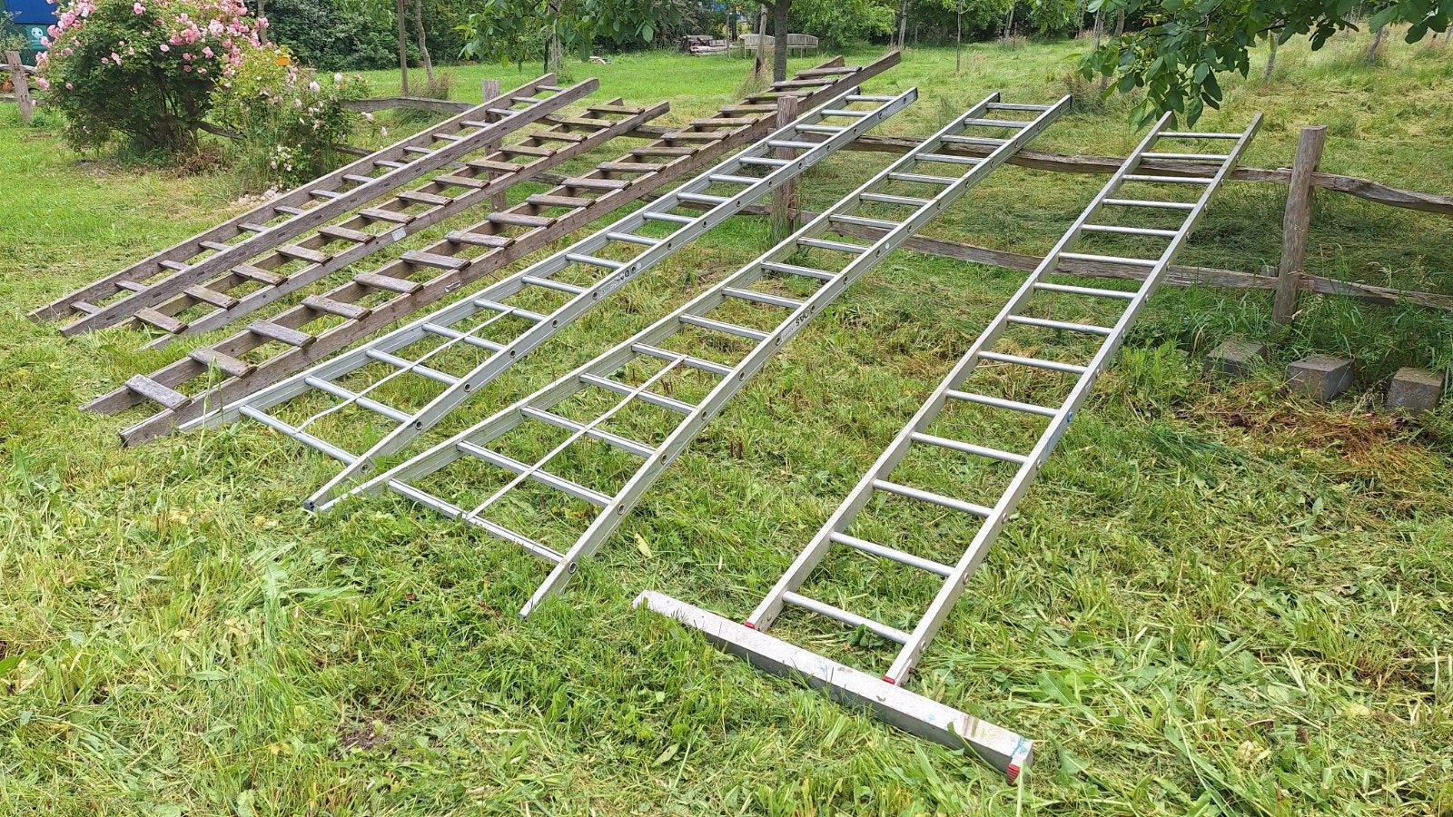 Bouwladders / bouwladder / ladder, Doe-het-zelf en Verbouw, Ladders en Trappen, Ophalen