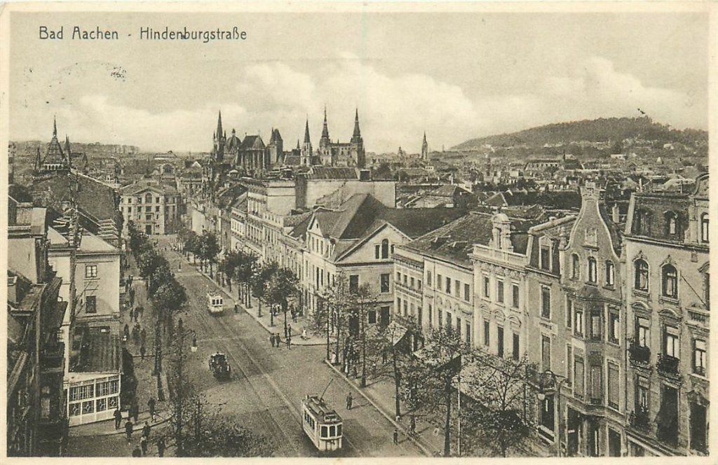 701-313-043 Bad Aachen Hindenburgstrasse, Verzenden, Voor 1920, Duitsland