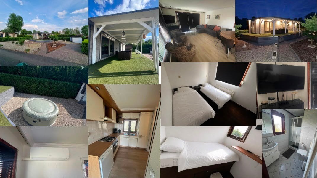 chalet verhuur vlakbij den Bosch op de lithseham., 5 personen, Afwasmachine, Noord-Brabant, 2 slaapkamers