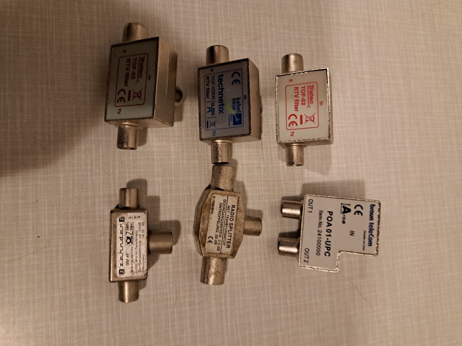Coaxiale kabels en splitters, Audio, Tv en Foto, Audiokabels en Televisiekabels, Ophalen of Verzenden, Gebruikt, Minder dan 2 meter