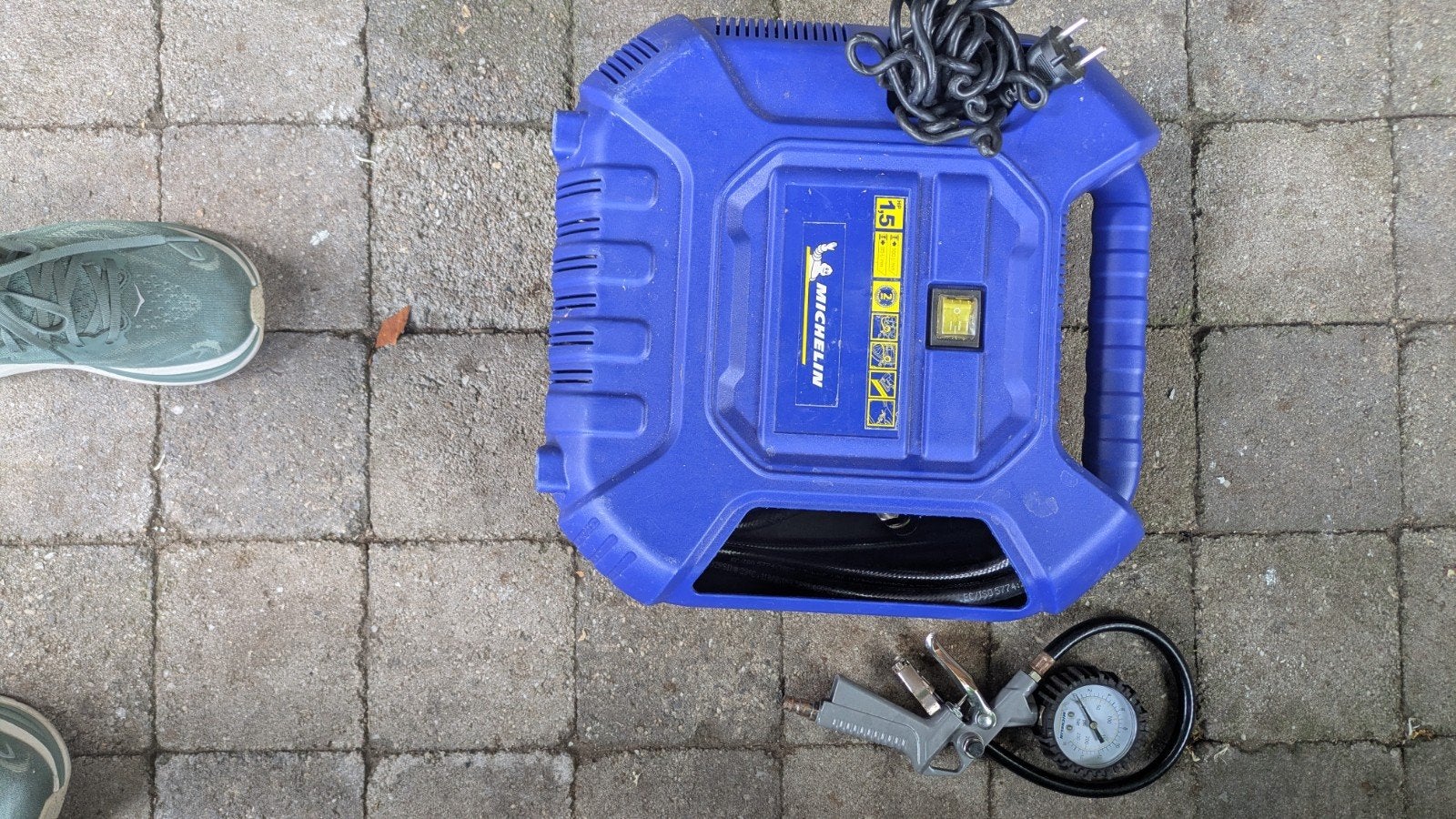 Michelin compressor, 100 liter of meer, Ophalen of Verzenden, Minder dan 200 liter/min