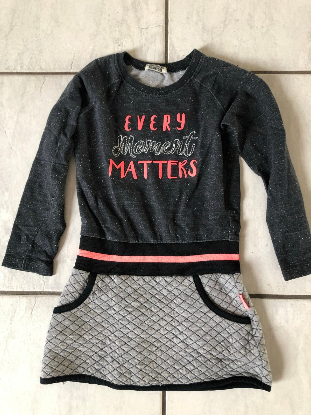 Dutch jeans jurkje maat 122, Kinderen en Baby's, Kinderkleding | Maat 122, Ophalen of Verzenden, Zo goed als nieuw, Meisje, Jurk of Rok