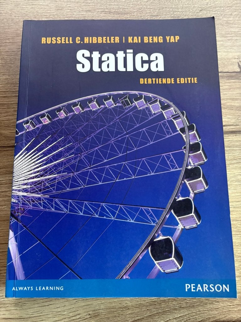 Statica - Russell C. Hibbeler (Dertiende Editie), Ophalen of Verzenden, Russell C. Hibbeler, Beta, WO