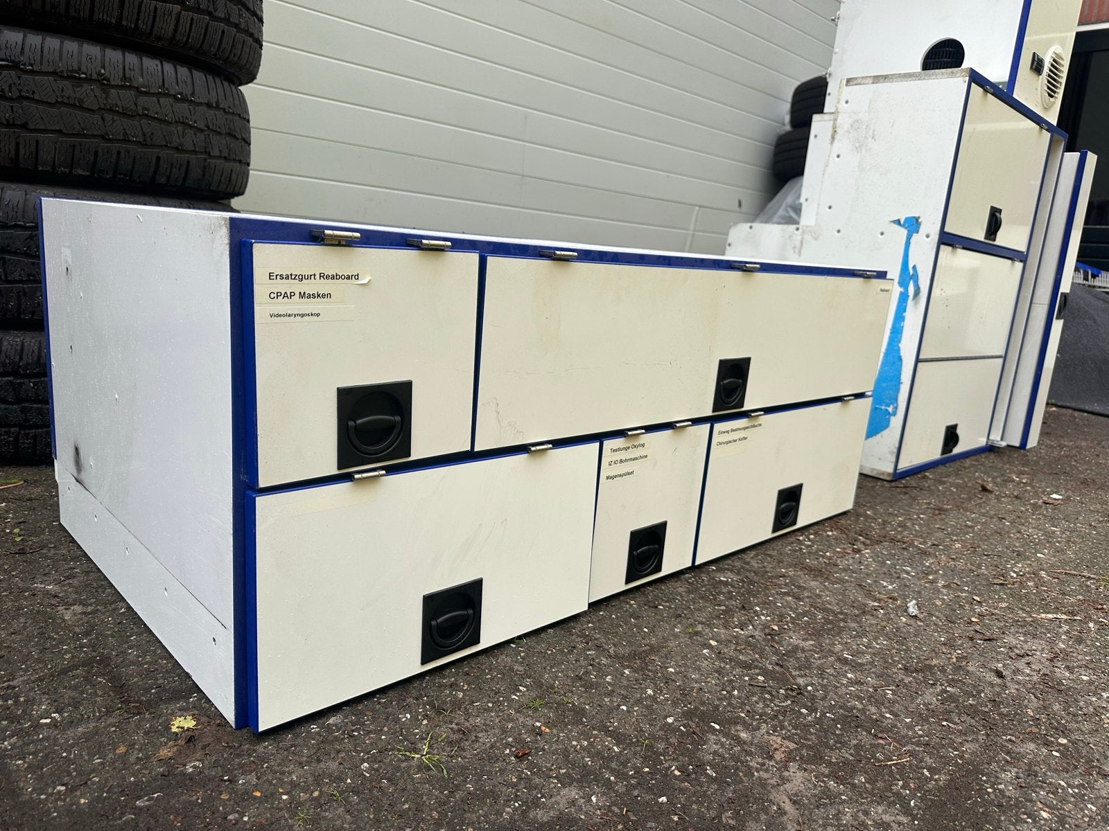 Kasten voor bestelwagen camper kunststof, Ophalen, Gebruikt