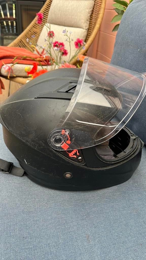 Kinderhelm. Scooterhelm helm maat 49-50cm, Fietsen en Brommers, Brommerhelmen, Ophalen, Gebruikt, Medium