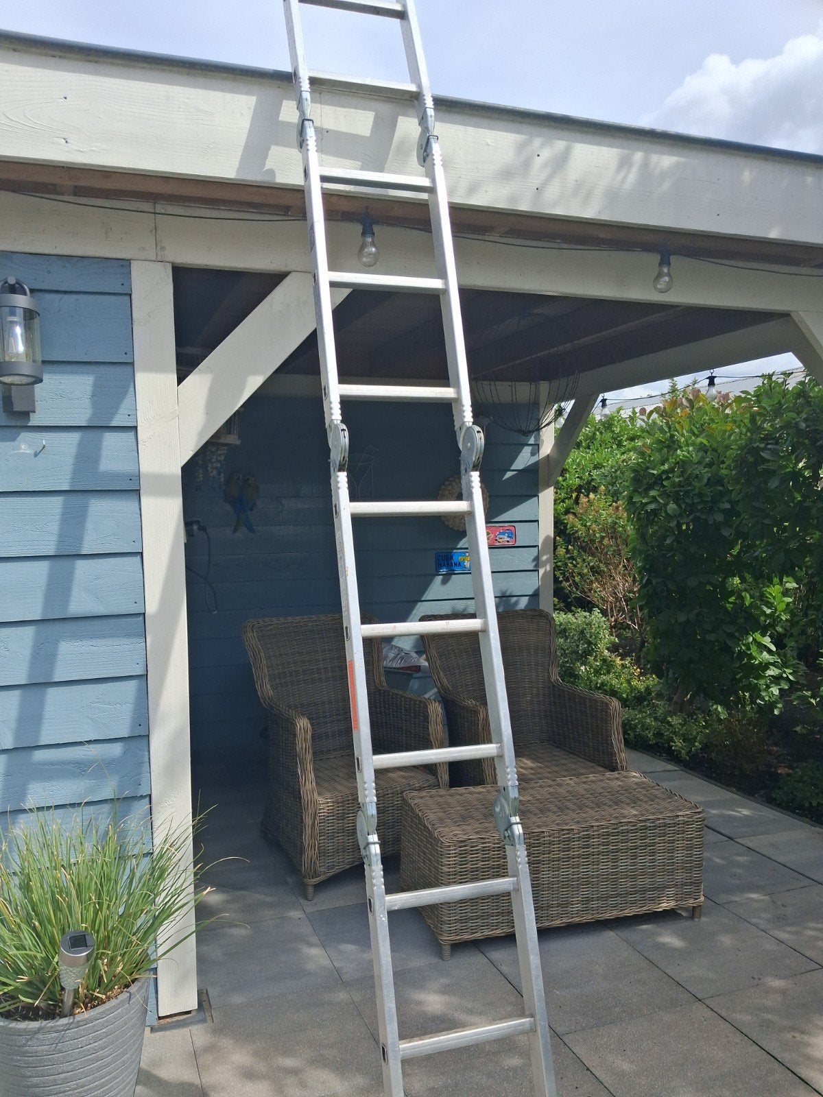 Aluminium Multipurpose Ladder - 3.5m, Doe-het-zelf en Verbouw, Ladders en Trappen, Ophalen, Gebruikt, Ladder, Opvouwbaar of Inschuifbaar