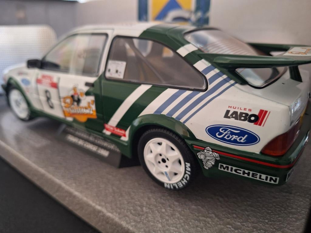 Ford Sierra RS Cosworth Tour de Corse #8 Schaal 1:18, Hobby en Vrije tijd, Modelauto's | 1:18, Auto, Nieuw, Ophalen of Verzenden