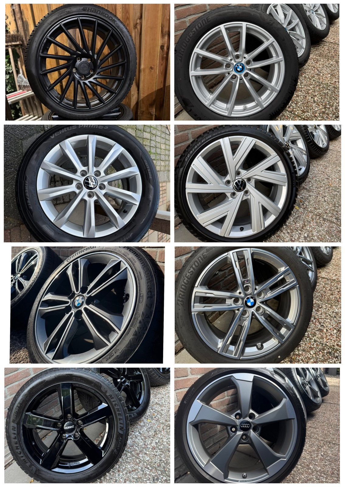 Exclusieve Velgenpartij BMW M  / Volkswagen / Audi RS velgen, Gebruikt, Banden en Velgen, Personenwagen, Ophalen