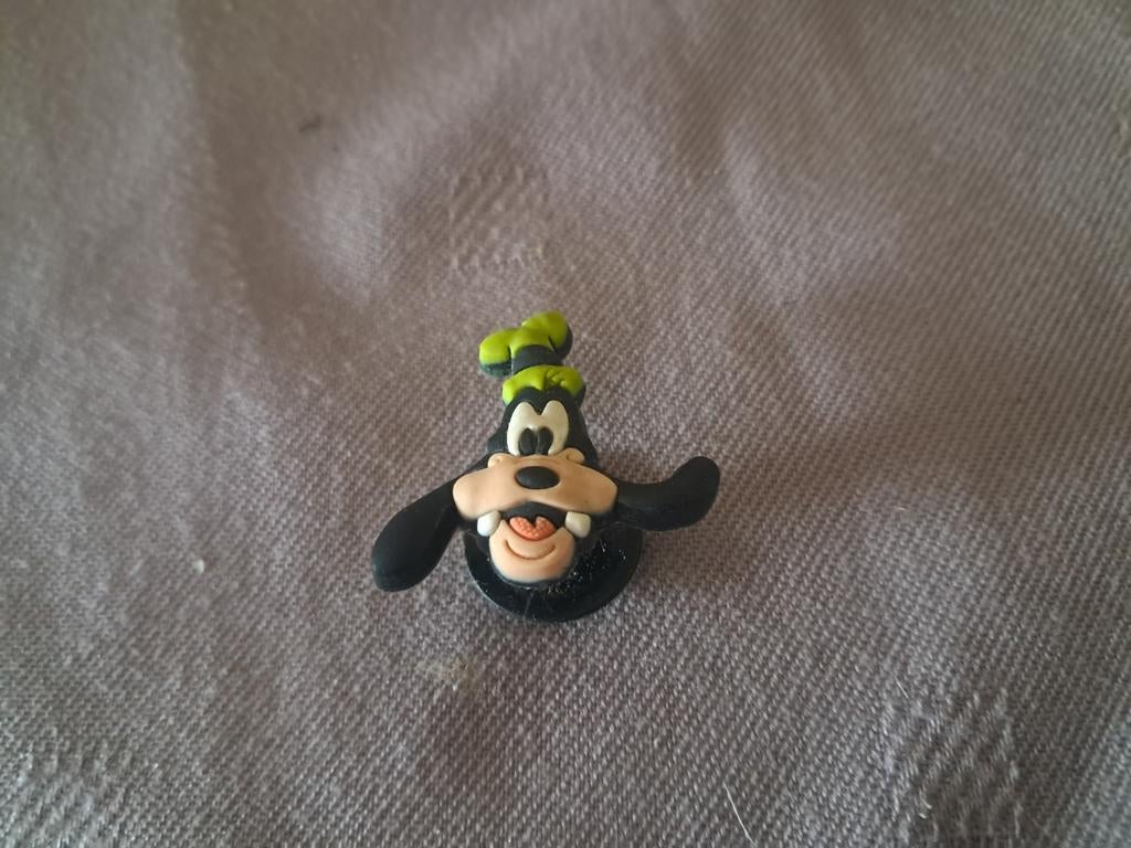 Jibbitz Disney Goofy Crocs bedel, Ophalen of Verzenden, Goofy of Pluto, Zo goed als nieuw, Overige typen