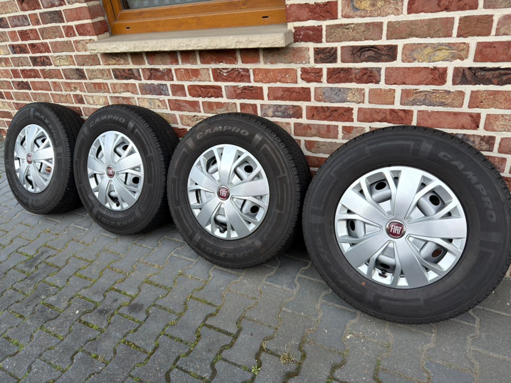 Maxxis Campro Camper banden + velgen  - Fiat Ducato, Auto-onderdelen, Banden en Velgen, Ophalen, 15 inch, Band(en), Zomerbanden