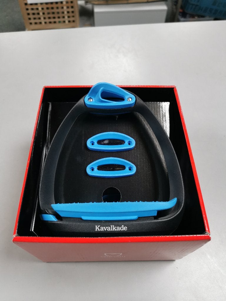 Beugels kavalkade 12 cm blauw