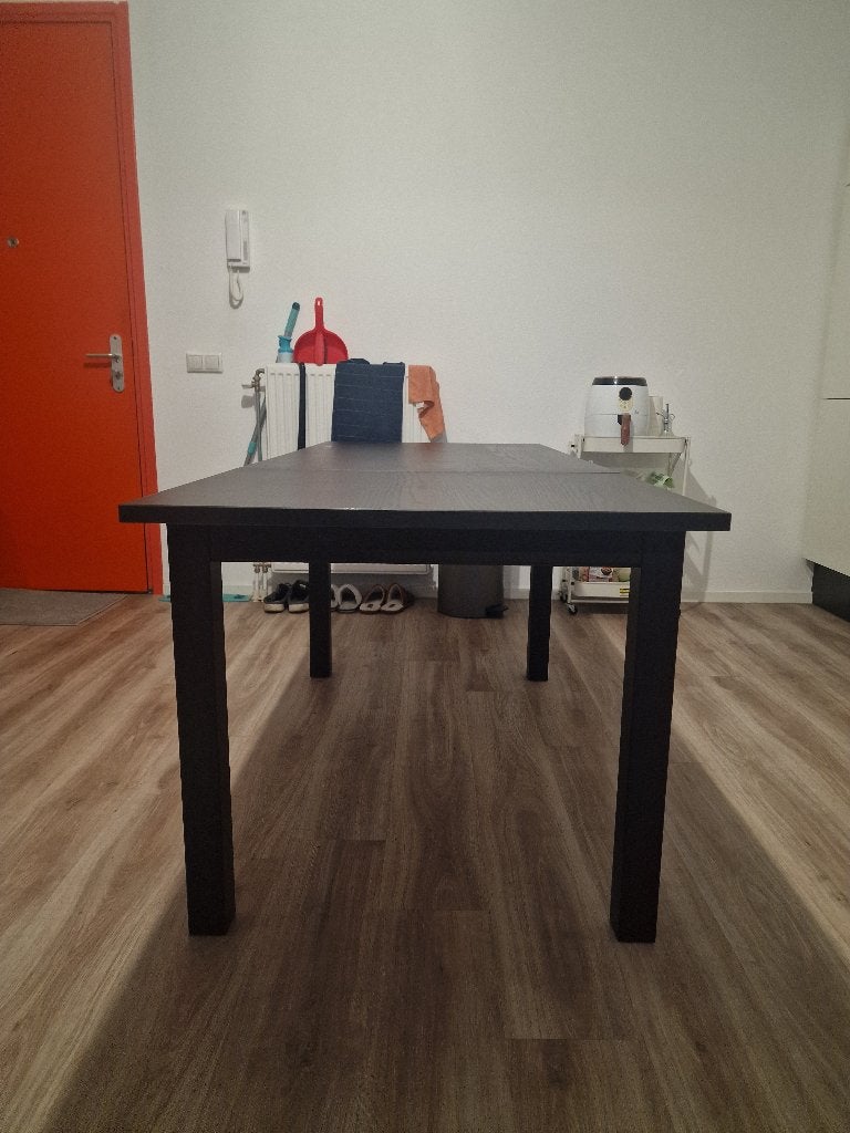 Foto 5 van Uitschuifbare eettafel IKEA Laneberg | Donkerbruin