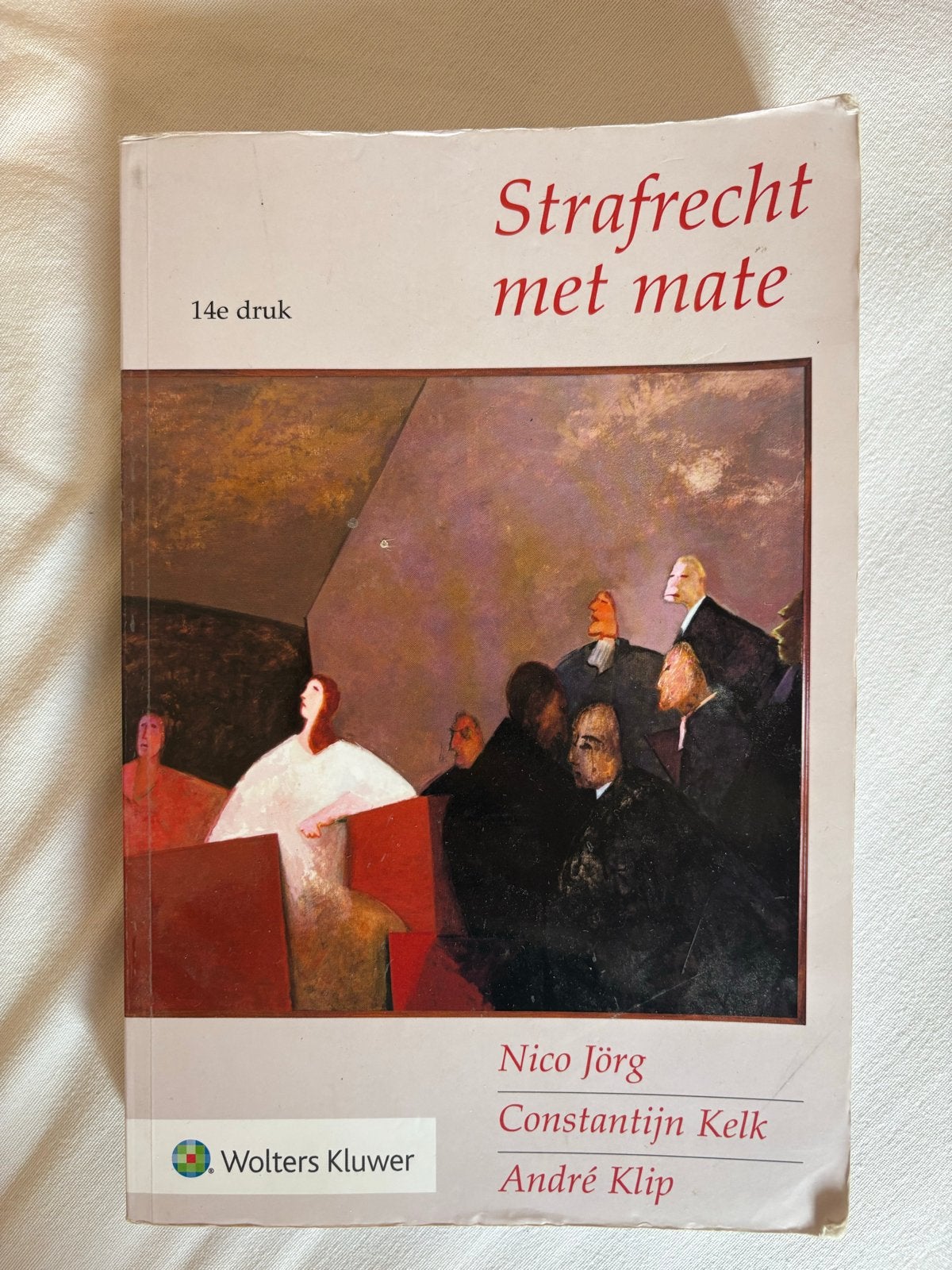 Strafrecht met mate - 14e druk - Nico Jörg, Ophalen of Verzenden, Gamma, Zo goed als nieuw, HBO