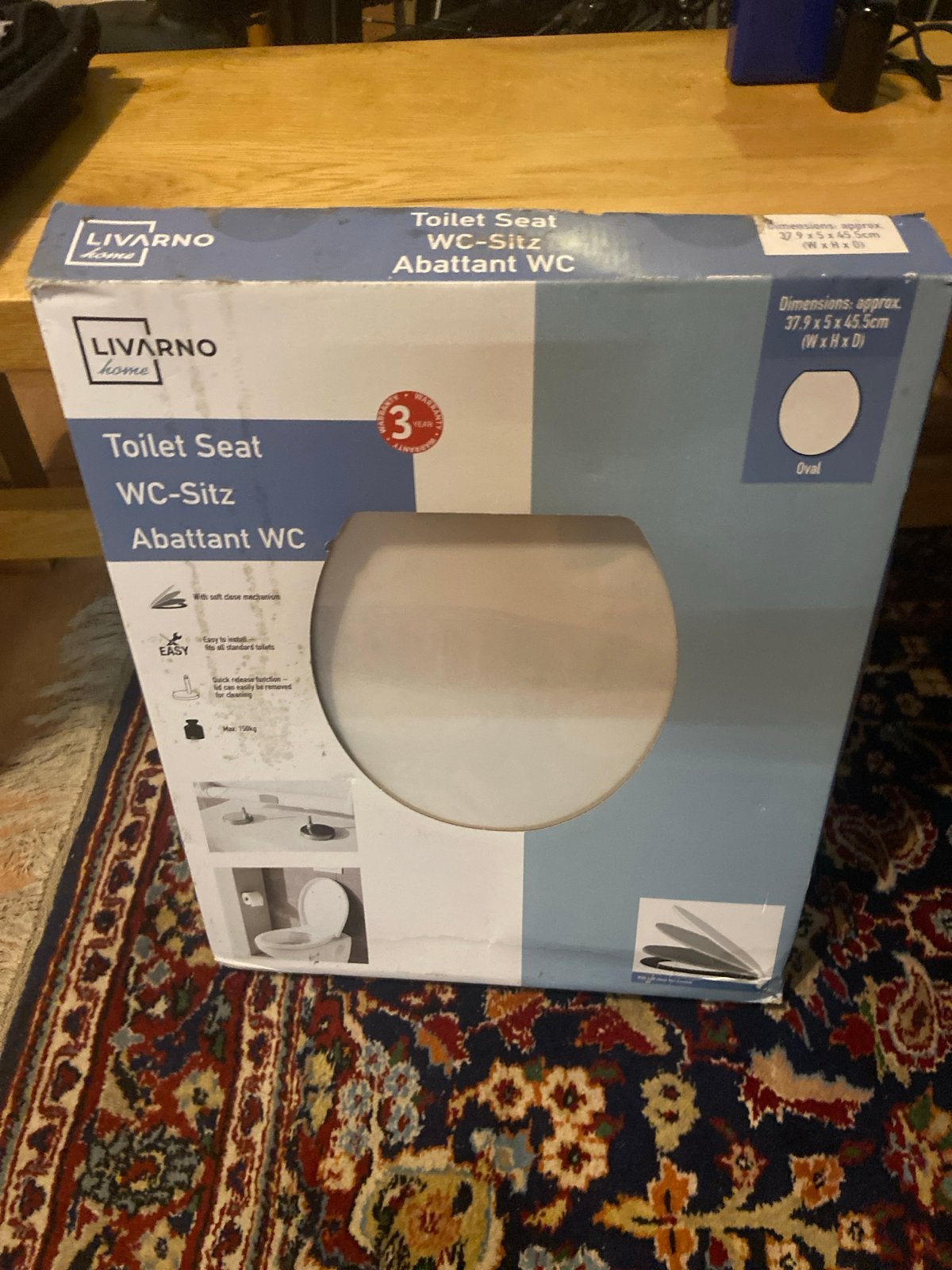 Nieuwe Livarno Home Toiletzitting met Soft-Close, Ophalen, Nieuw, Toilet