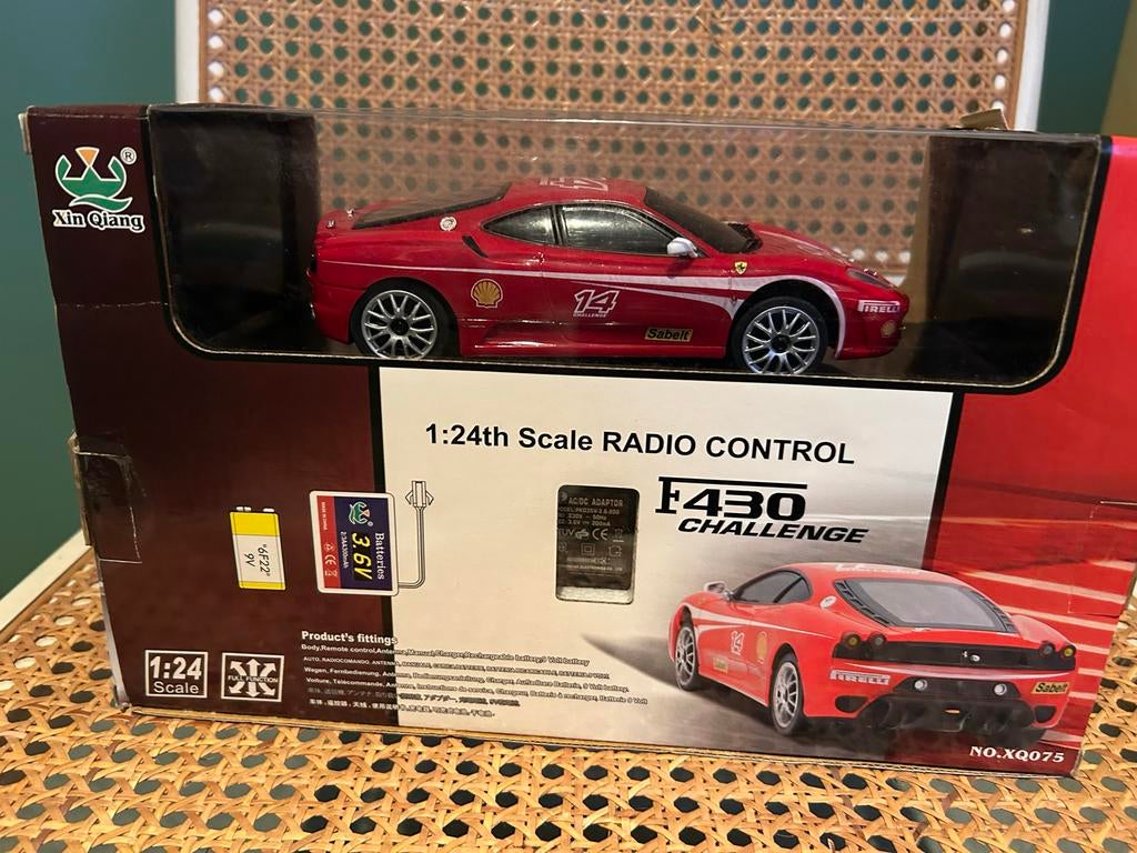 Nieuwe Ferrari F430 Challenge RC auto (1:24 schaal), Overige merken, Auto, 1:32 tot 1:50, Nieuw
