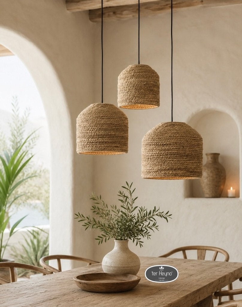 Hanglamp Sisal natural S boho touw stoer sober landelijk, Huis en Inrichting, Lampen | Hanglampen, Verzenden, Nieuw, Boho bohostyle stoer sober stoere sobere landelijk landelijke