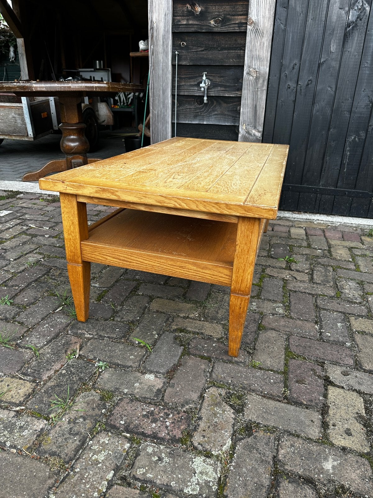 Gratis salontafel, Ophalen