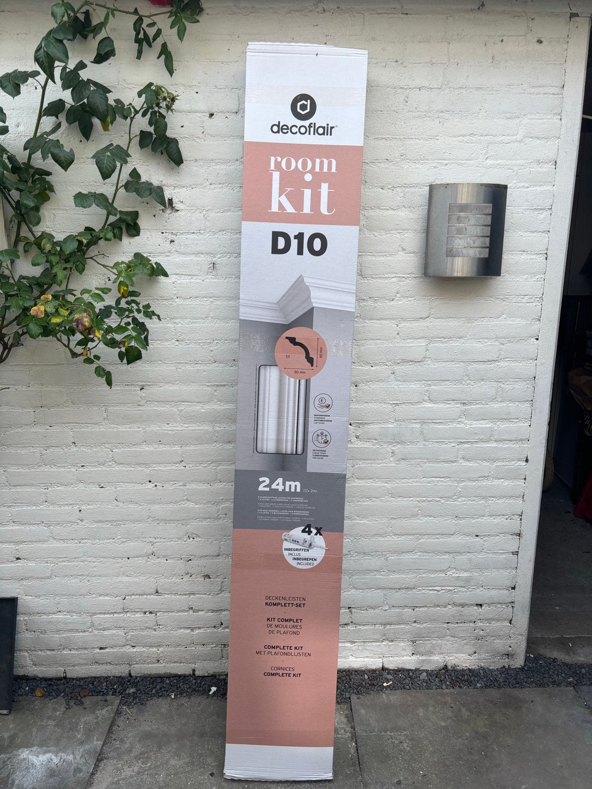 Decoflair D10 Plafondlijsten Complete Kit - 24m, Ophalen, Kunststof, 250 cm of meer, Lijsten