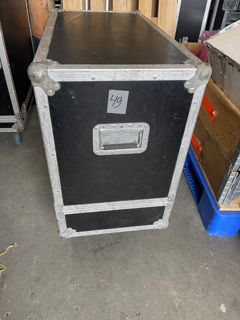 TECHNOCASE SPEAKERCASE 80x41cm 14+46cm Hoog Stolpcase&Wheels, Ophalen, Gebruikt, Overige instrumenten, Flightcase