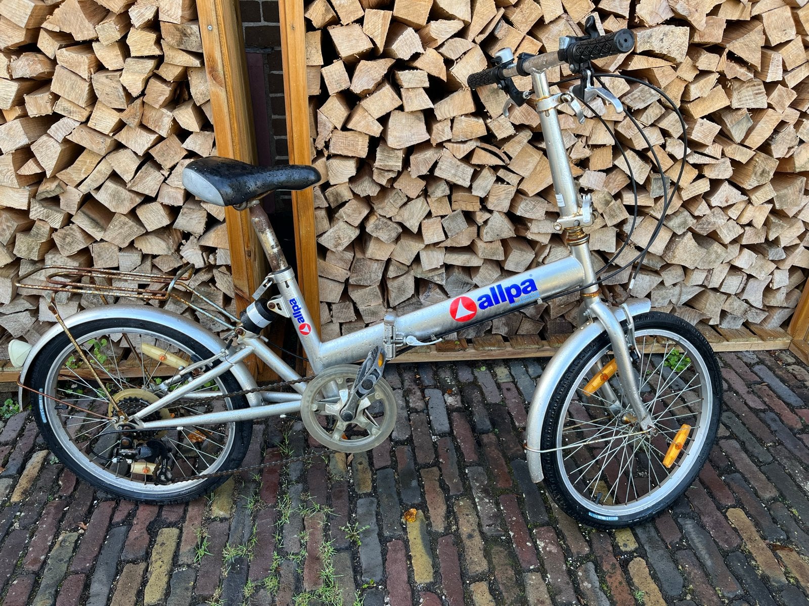 Allpa opvouwbare fiets - Handig en compact, Fietsen en Brommers, 20 inch of meer, Gebruikt, Totaal opvouwbaar, Ophalen