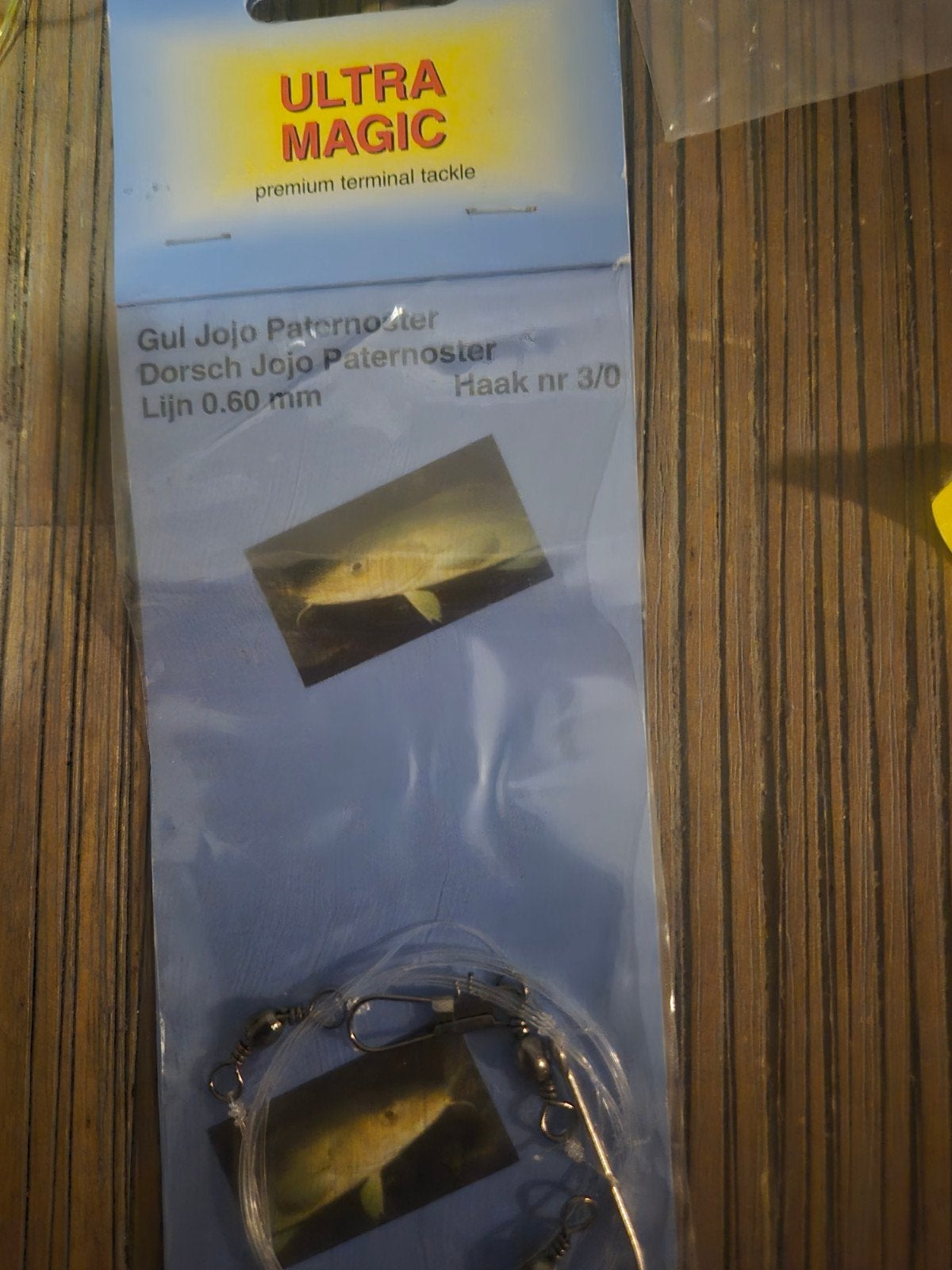 onderlijnen  met een haak zeebaars of voor gul, Ophalen of Verzenden, Nieuw, Vislijn
