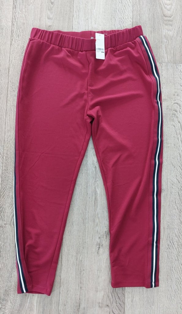 NIEUW: broek bordeaux rood Hema XL., Zwart, Maat 46/48 (XL) of groter, Nieuw, Ophalen of Verzenden