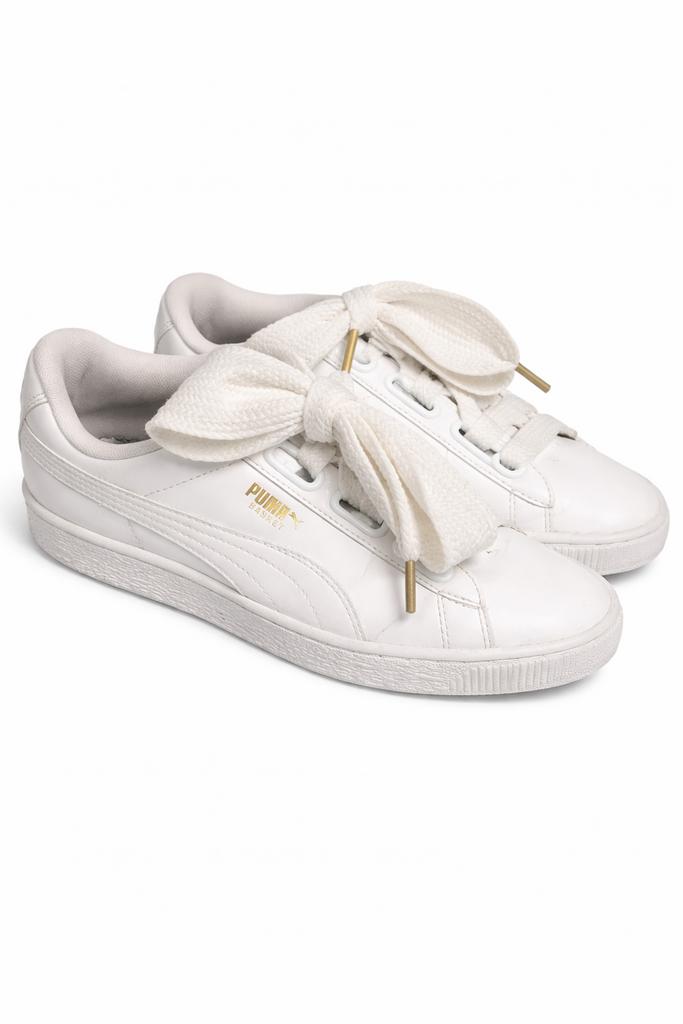 Witte puma schoenen, Wit, Ophalen of Verzenden, Sneakers of Gympen, Gedragen