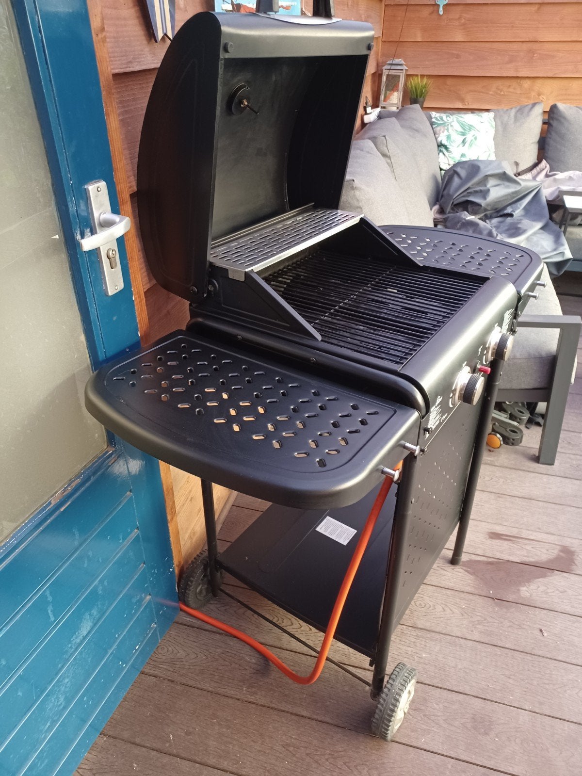 gas bbq, Ophalen, Zo goed als nieuw