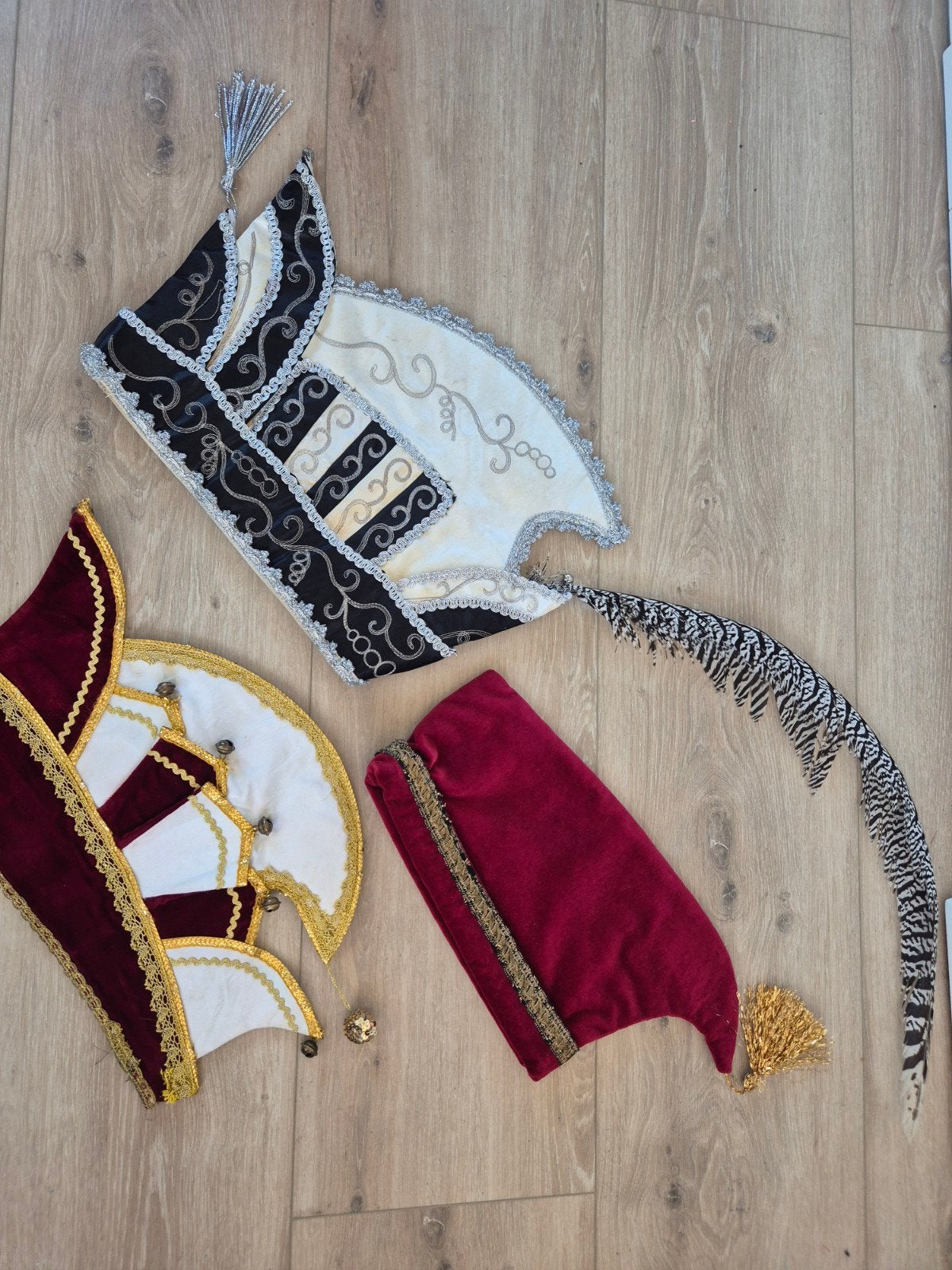 3 Carnavalssteken - Vintage, Carnaval, Maat 42/44 (L), Accessoires, Gedragen