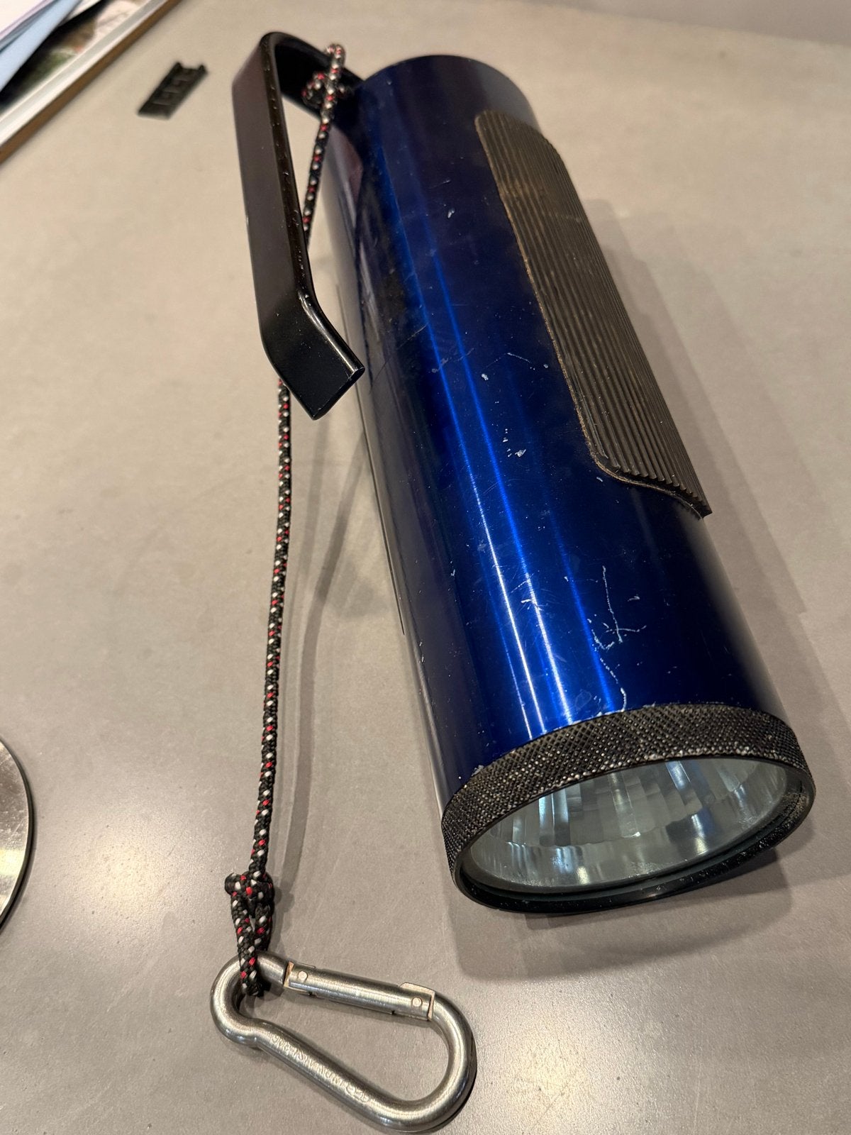 MBsub Duiklamp 12V 75Ah tot 100W met Oplader, Watersport en Boten, Duiken, Ophalen, Gebruikt, Duiklamp