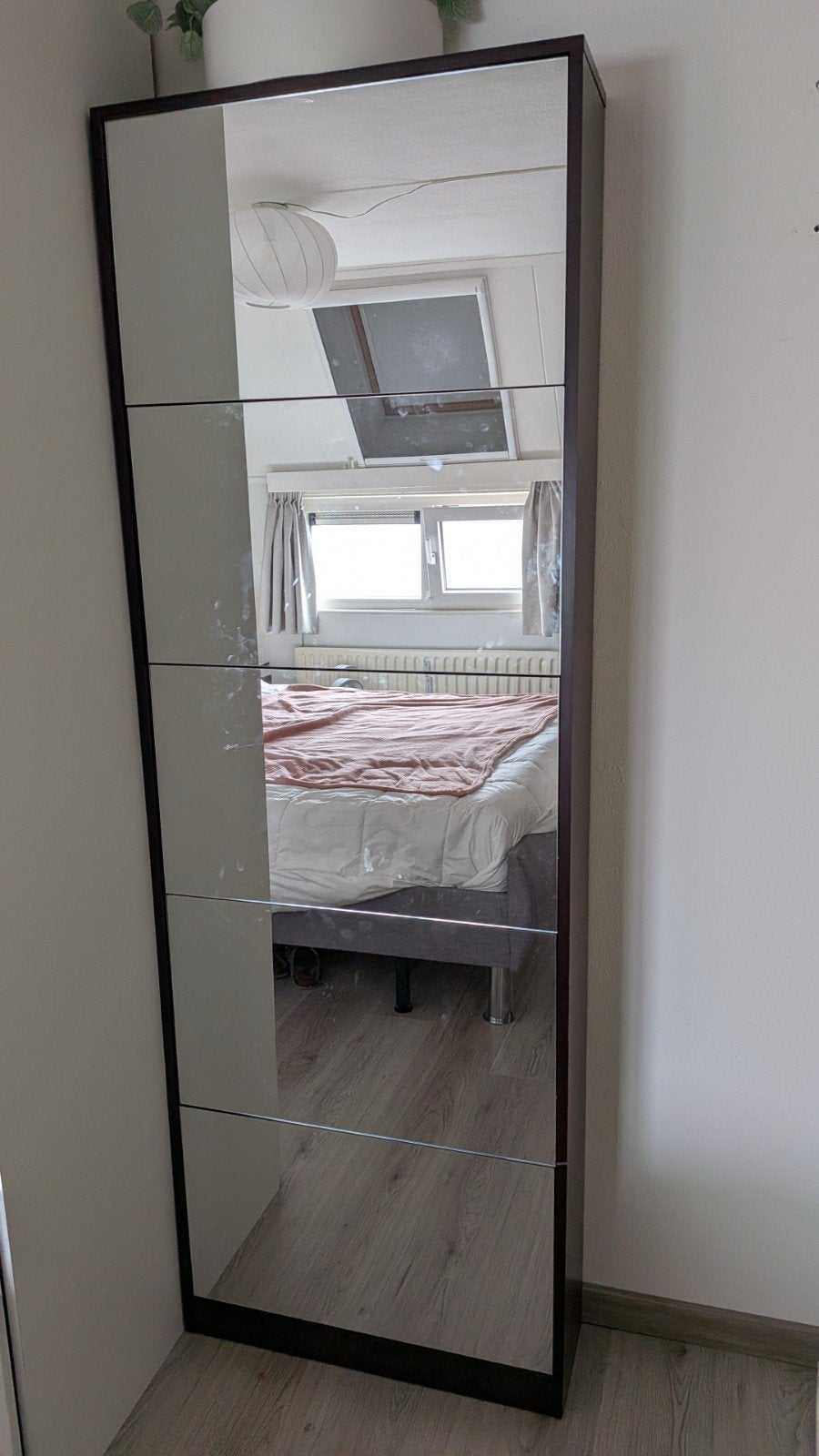 schoenenkast met spiegeldeuren, Huis en Inrichting, Ophalen, Gebruikt, Tijdloos modern strak