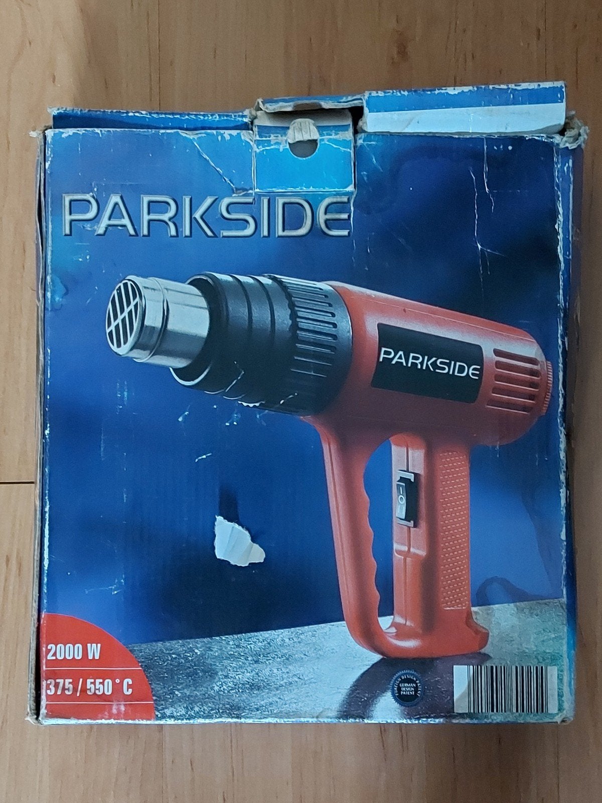 Parkside heteluchtpistool PHLP 2000 B2 - 2000W, Ophalen, Gebruikt