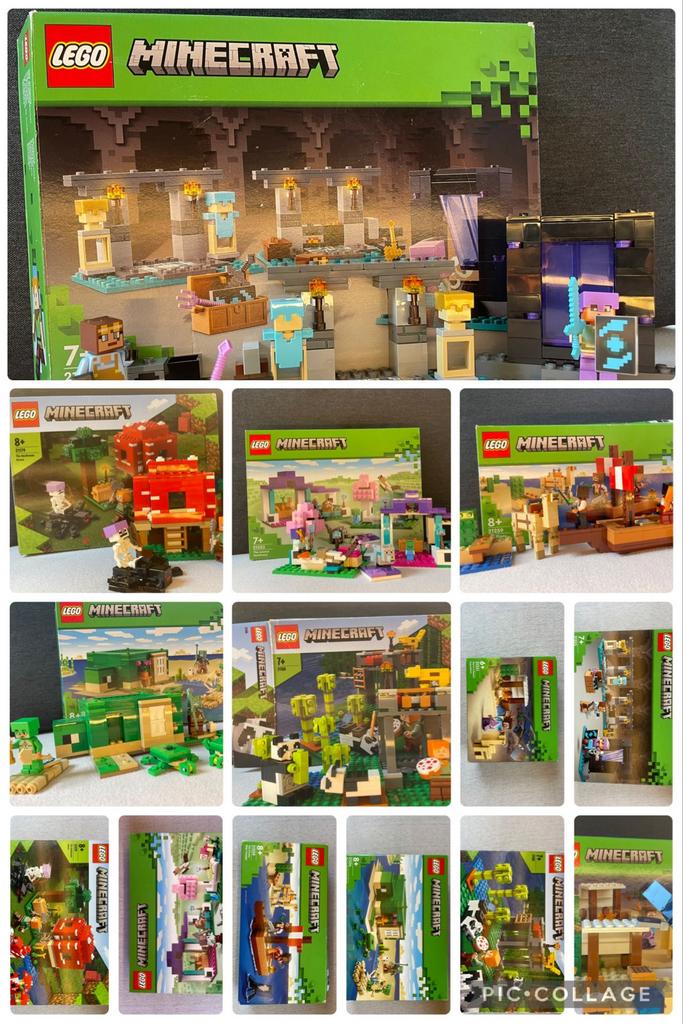 LEGO Minecraft Sets - Diverse Collectie, Ophalen of Verzenden, Minder dan 500 stukjes, Zo goed als nieuw