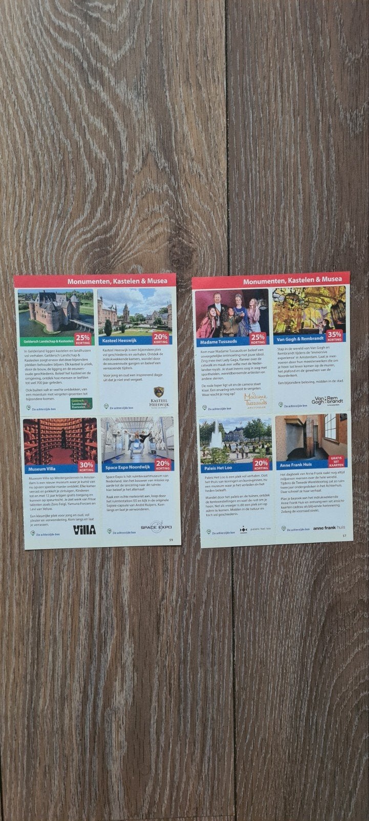monumenten,  Kastelen & Musea postcodelotery voordeelbonnen, Tickets en Kaartjes, Drie personen of meer, Kortingsbon