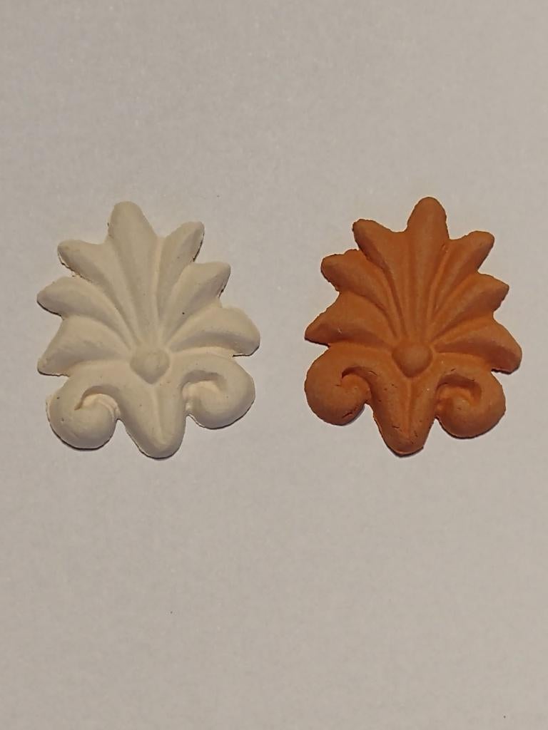 keramisch ornament creme of terra cotta / Fennicole, Ophalen, Nieuw, Decoratie