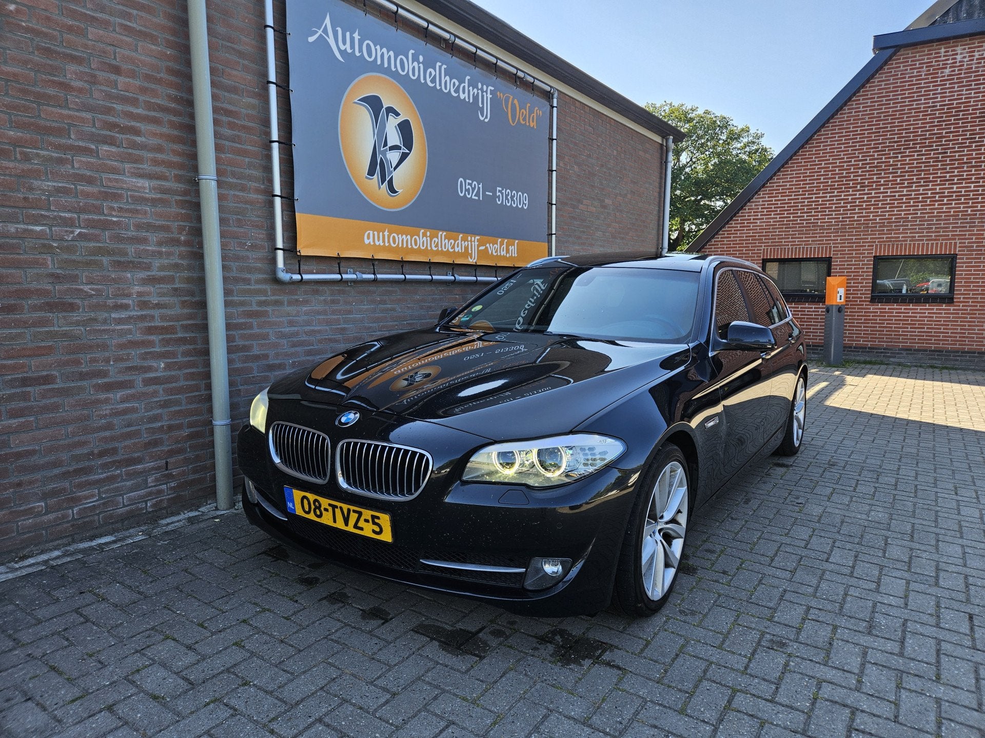 BMW 5 Serie Touring 530d High Executive (bj 2012, automaat), Auto's, BMW, Automaat, Euro 5, Achterwielaandrijving, Gebruikt