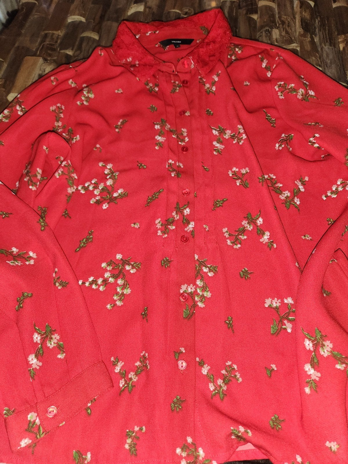 Vero Moda blouse XL met bloemenprint en kanten kraag, Kleding | Dames, Vero Moda, Maat 46/48 (XL) of groter, Ophalen of Verzenden